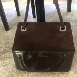 Ferragamo Purse has minor scratches